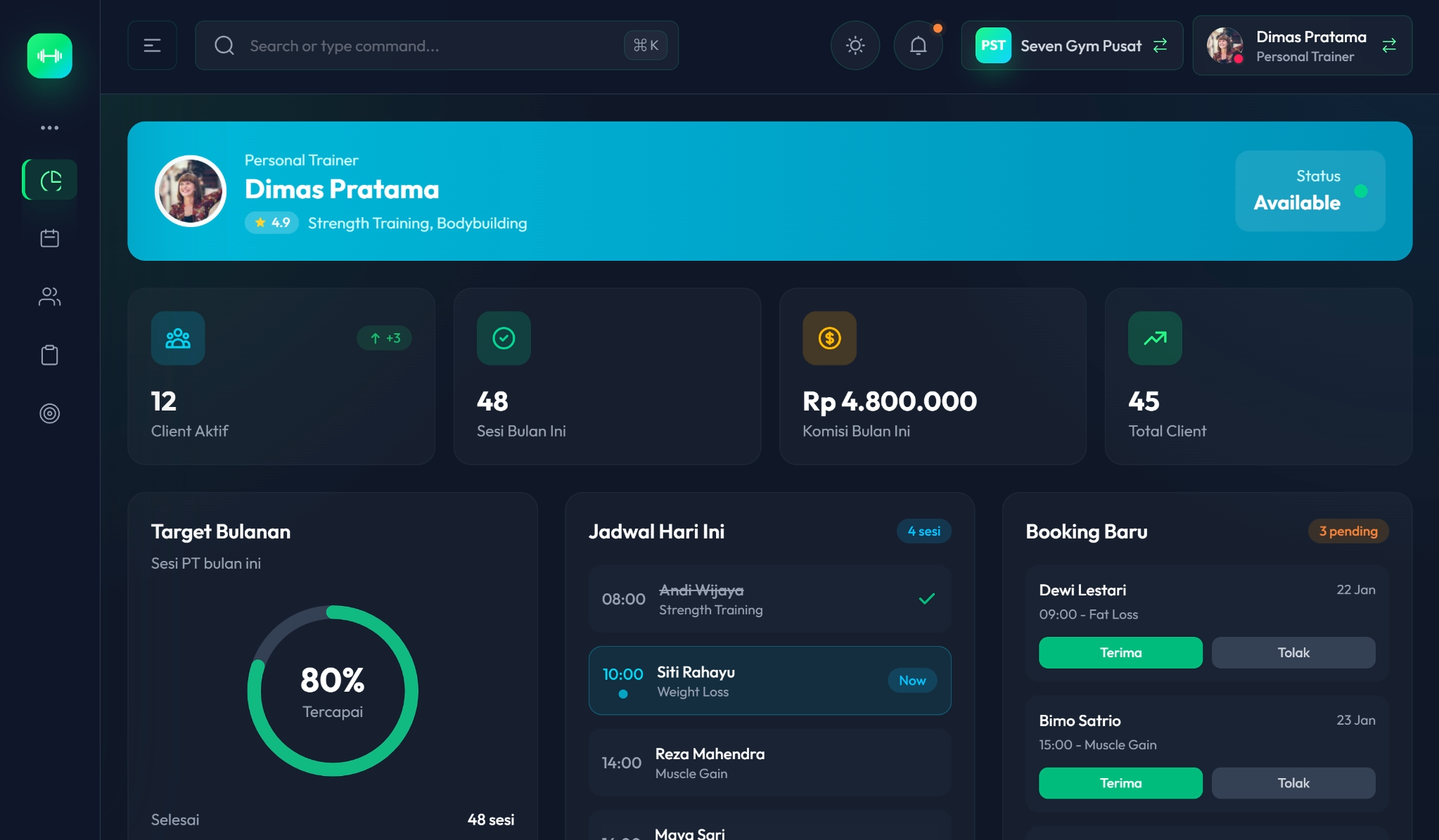 GymPro Dashboard